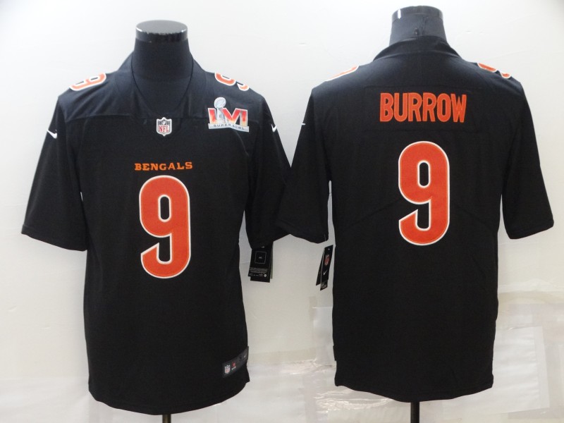 Men's Cincinnati Bengals Joe Burrow #9 Authentic Jersey